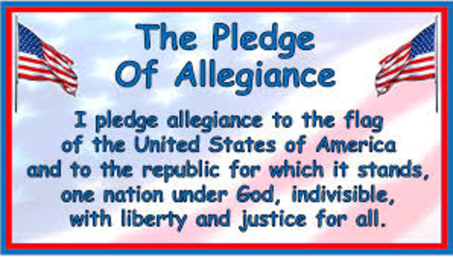 Pledge of allegiance was written by Francis Bellamy
