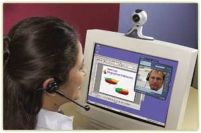 Videoconference to present research results.