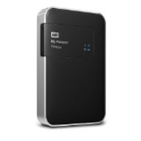 Western Digital My Passport Wireless - Disco duro externo de 1000 GB (Wi-Fi, lector de tarjetas), negro
