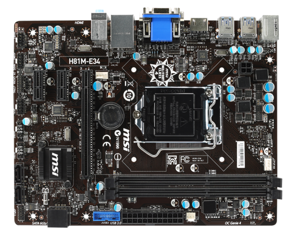 MSI H81M-E34