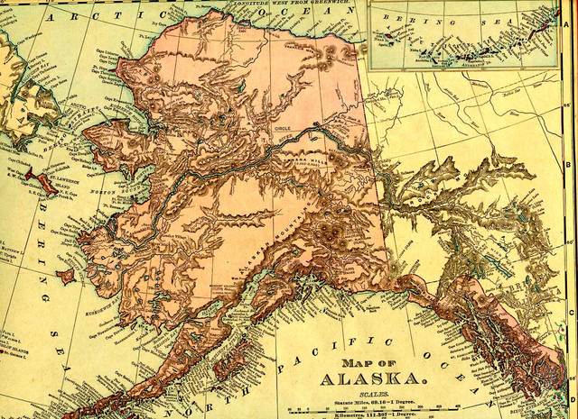 Alaska becomes part of the USA