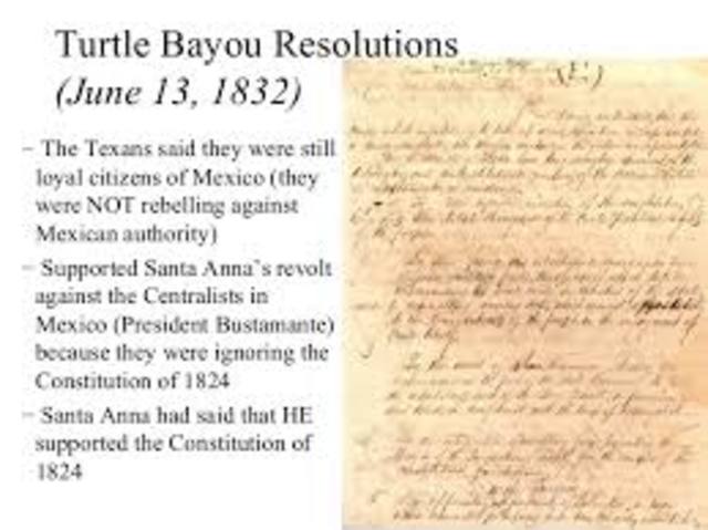 Turtle Bayou Resolution