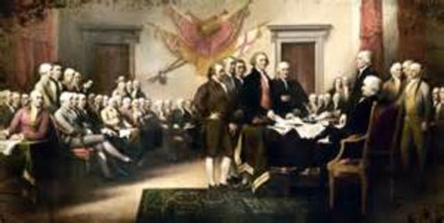 Texas signs The Declaration Of Independence