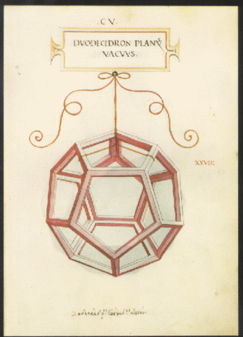 Se publica la Divina proportione, obra de Luca Pacioli, ilustrada por Leonardo.