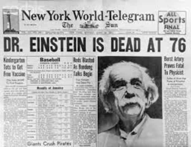 Muerte de Einstein