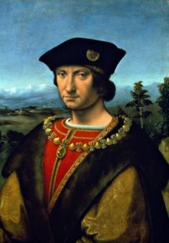 Regresa a Milán llamado por Charles d'Amboise, como arquitecto y pintor de la corte.