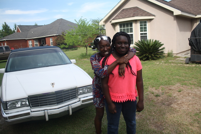 My youngest sister is born