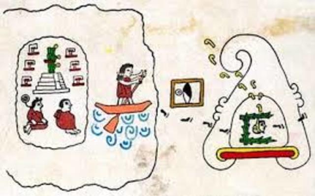 Los aztecas salen de Aztlán