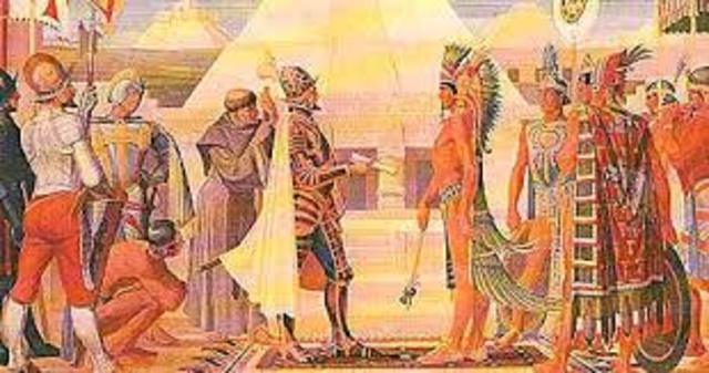 Llegada de los españoles a México-Tenochtitlán