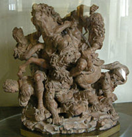 Colaboró con el escultor Giovanni Francesco Rustici.