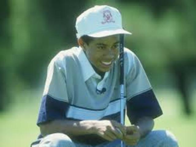 Growth (Tiger Woods winnng  Amateur title)