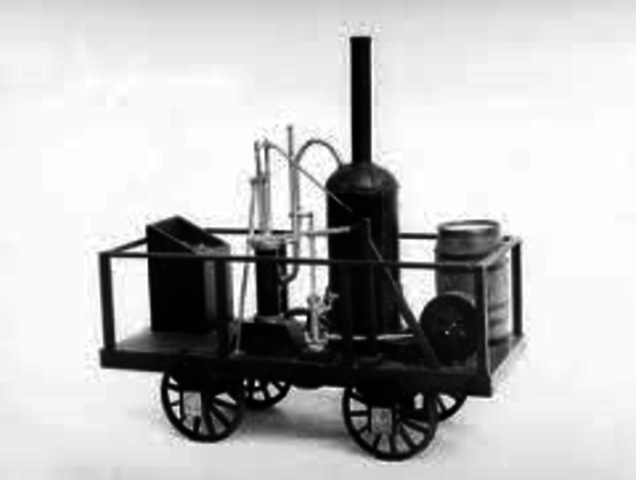 First steam locomotive