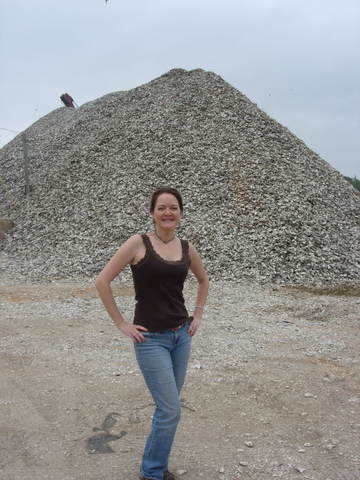 Checked out the Oyster Shell Mound in Bayou La Batre