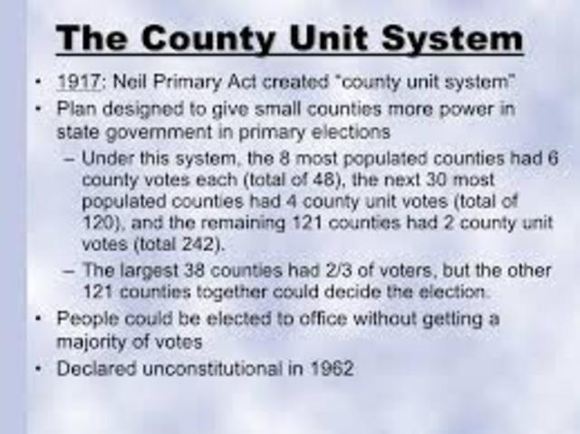 County unit system