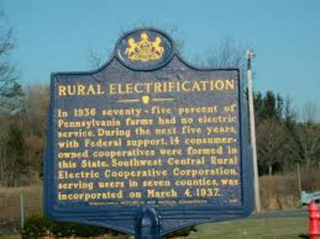 Rual electrification.