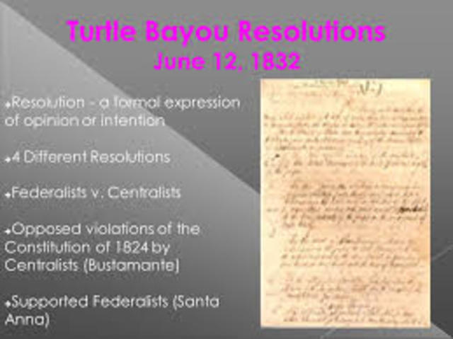 Turtle Bayou Resolutions