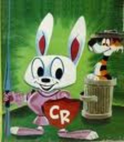 First cartoon for tv priemere- Crusader Rabbit