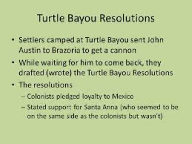 Turtle Bayou Resolutions