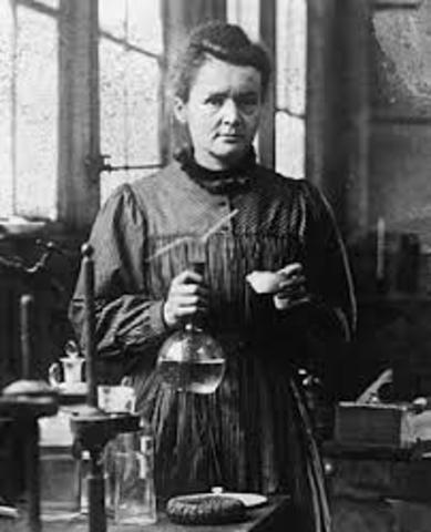 Marie Curie wins Nobel Prize