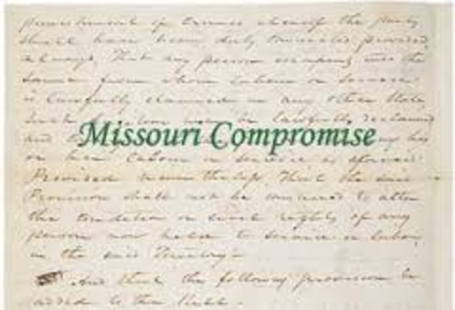 The Missouri Compromise
