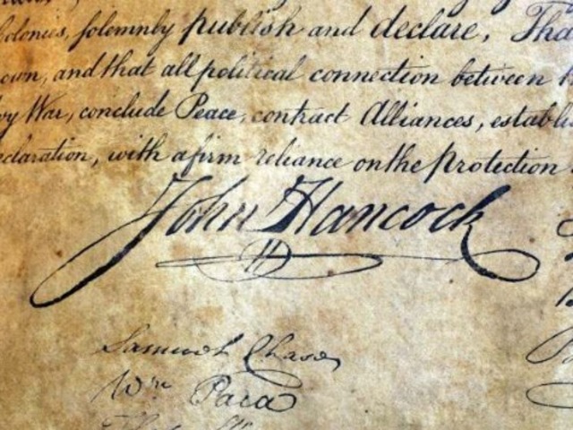 Texas Signs Declaration of Independence