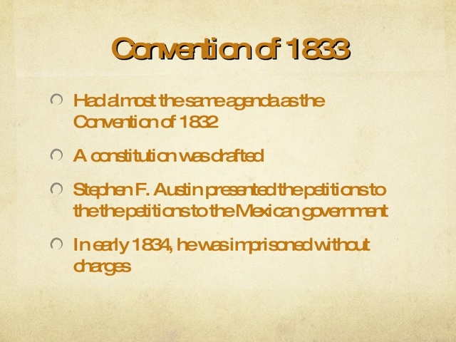 Convention of 1833