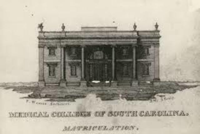 The Medical College of South Carolina is founded in Charleston