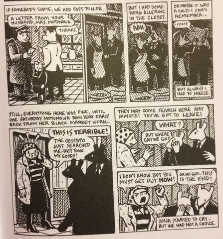 Vladek and Anja hide around Sosnowiec.