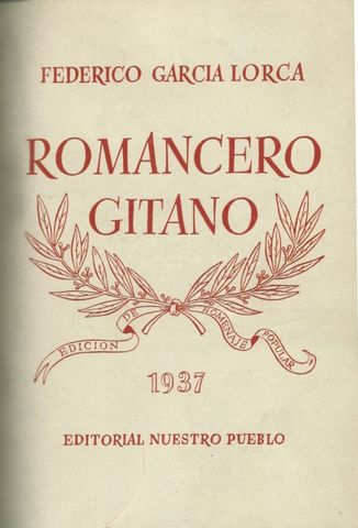 Romancero Gitano (Federico García Lorca) - Generación del 27