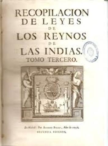 "Recopilación de Leyes de los Reinos de las Indias“
