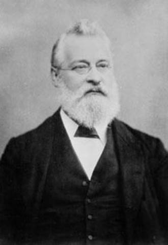 John Newlands organized the 56 then known elements into eleven separate groups based upon their atom structure.