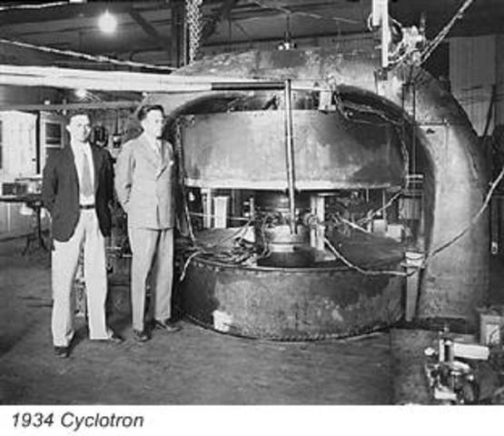 J. D. Cockroft and Ernest T. S. Walton worked together in splitting the atom when working with lithium which they bombarded with protons.