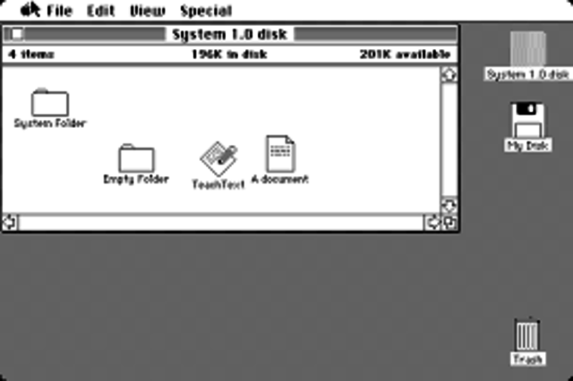 Mac OS System 1.0