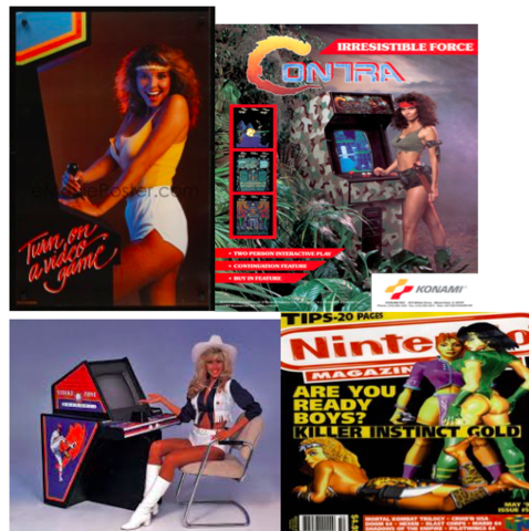 Advertisment of Women as Decorative Elements to Games