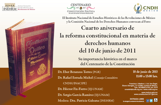 Reforma Constitucional en materia de Derecho Humanos de 2011.