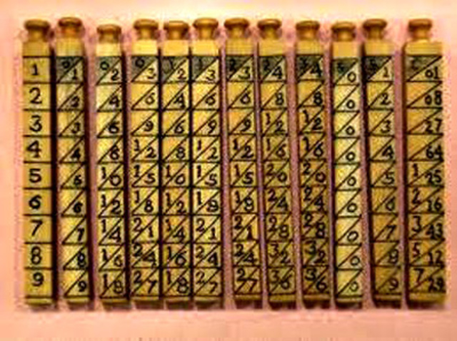 Estructura de Napier y Regla de cálculo