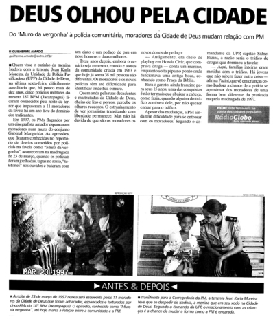 Extra: "Deus olhou pela Cidade"