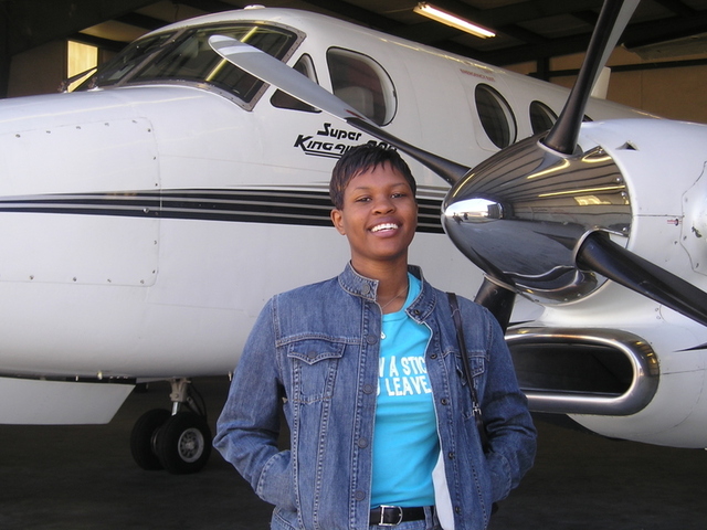 First Plane Ride...Not Happy