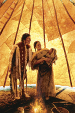 Charbonneau and Sacagawea Join the Explorers