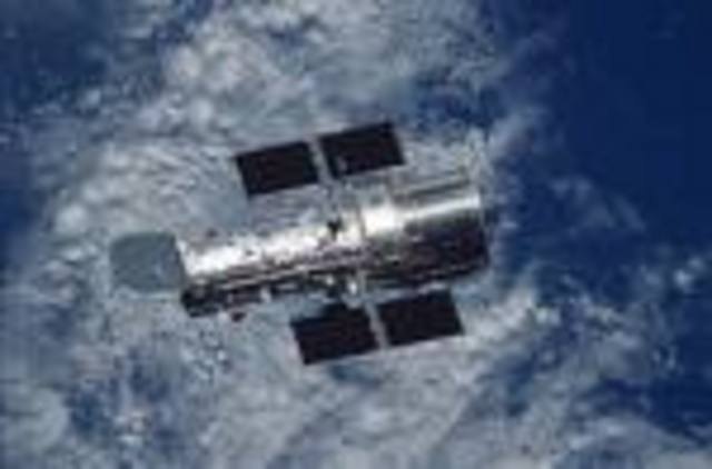 Hubble Space telescope Launched