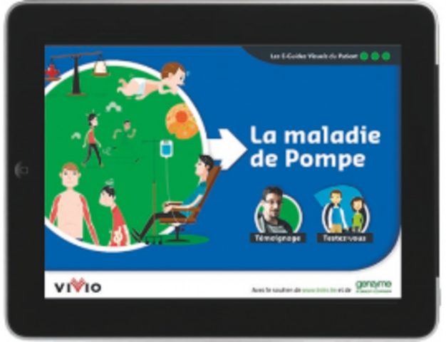 Lancement des e-guide visuels du Patient avec Maladie de Pompe