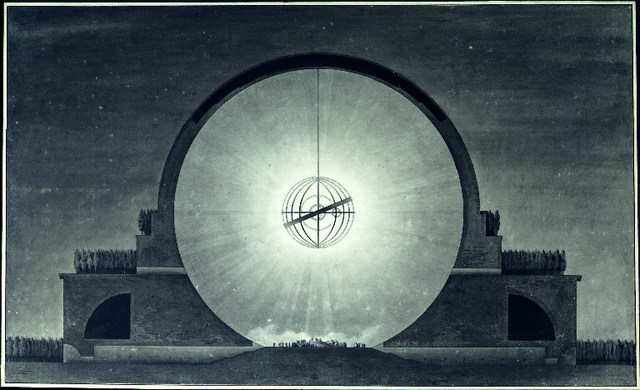 Etienne Louis Boullee - Cenotafio a Newton