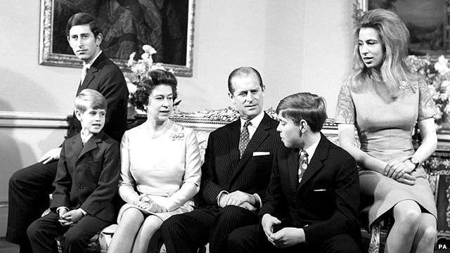 In 1960 the Queen gave birth to a second son, Prince Andrew, in a 1964 is the third son, Prince Edward