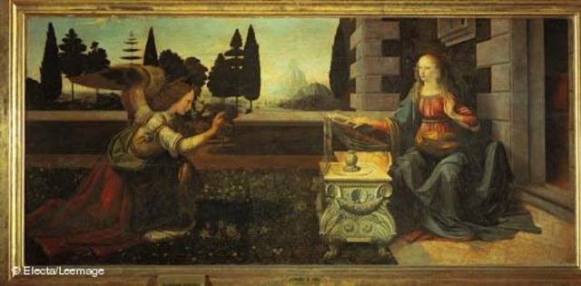 La Anunciación fue un trabajo importante con pluma y tinta.