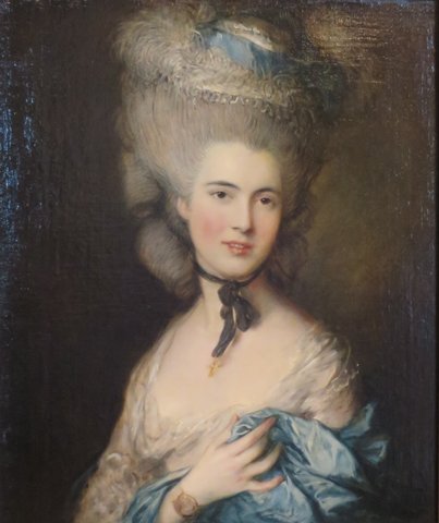 Gainsborough - Mujer vestida de azul