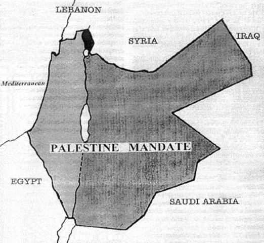 The estabilshment in Palestine for Jews