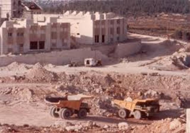 settlements construction begins