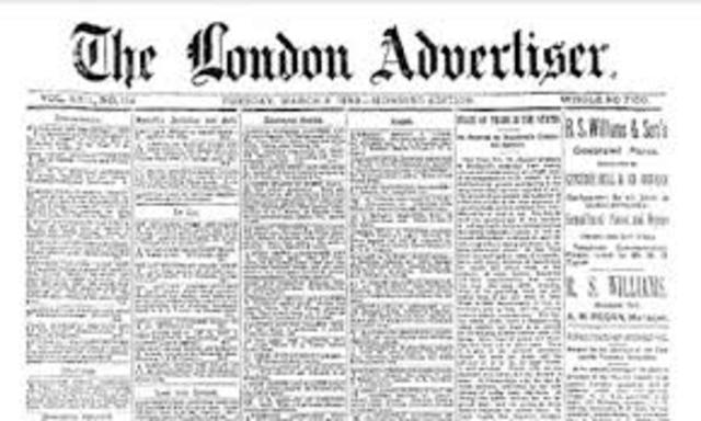 Newspapers are first published in London