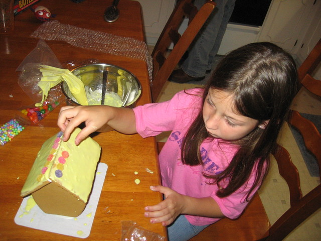 Day 8 building of the Easter Bunny House