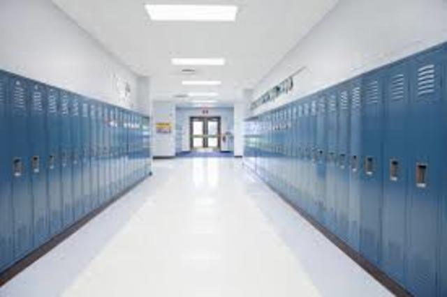 Walked to 1st period @ 8:47